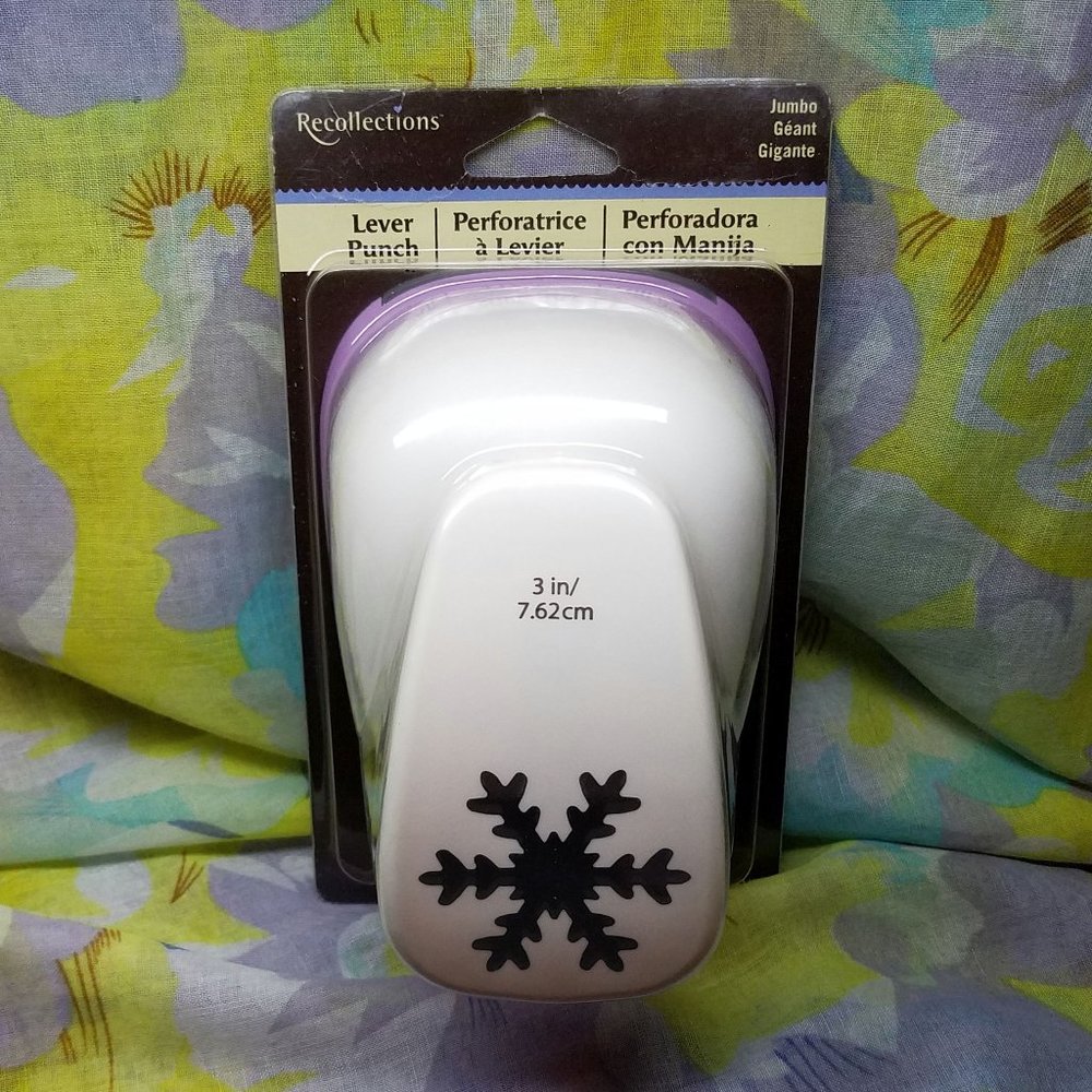 Jumbo Snowflake Lever Punch 3" Re-Issue
